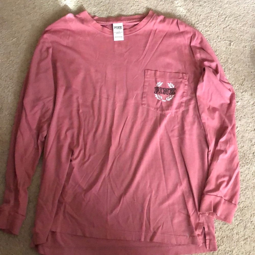 Pink long sleeve tee